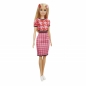 Barbie: Lalka blondynka, różowe spineczki (GRB59)