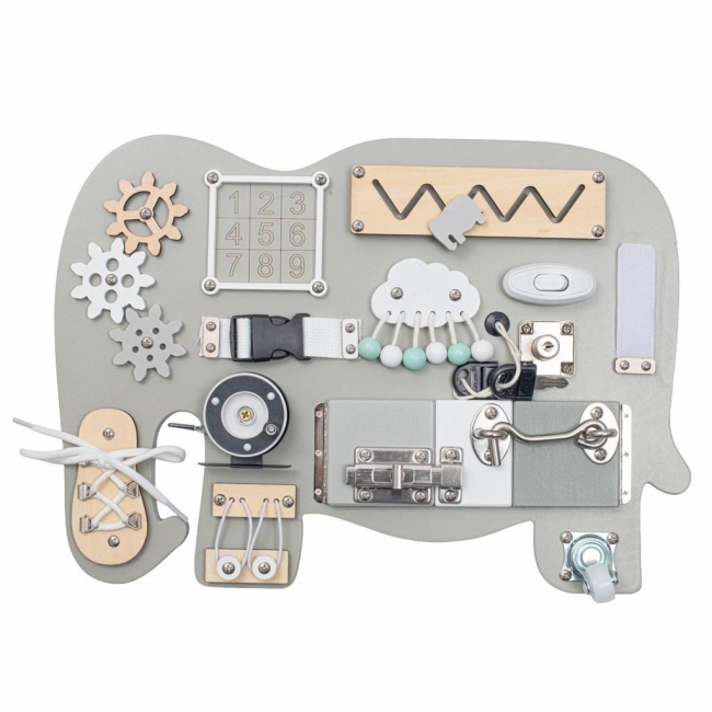 Tablica aktywności Słoń Montessori