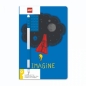 Lego, notatnik Imagine z płytką i długopisem (52523)
