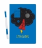 Lego, notatnik Imagine z płytką i długopisem (52523)