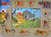 Układanka drewniana z pinezkami The Lion guard