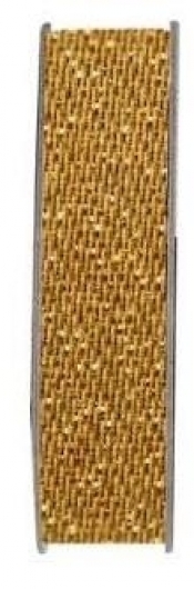 Tasiemka satynowa z brokatem 3m Golden Shine