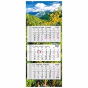 Kalendarz 2026 trójdzielny główka płaska Tatry