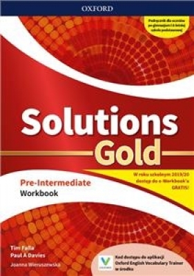 Solutions Gold Pre- Intermediate WB OXFORD - Tim Falla i Paul A. Davies