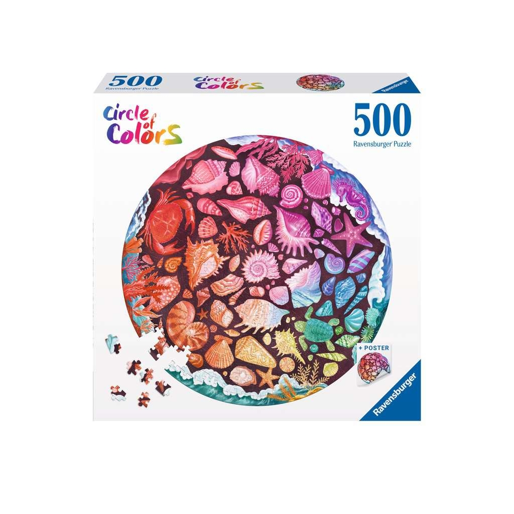 Puzzle 500: Paleta kolorów. Muszle (12000823)