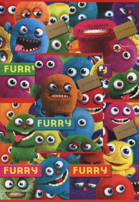 Zeszyt A5 Top-2000 w kratkę 16 kartek Furry 20 sztuk mix