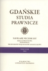 Gdańskie studia prawnicze Tom 32