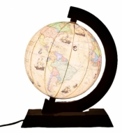 Globus trasami odkrywców podświetl. 25cm UA