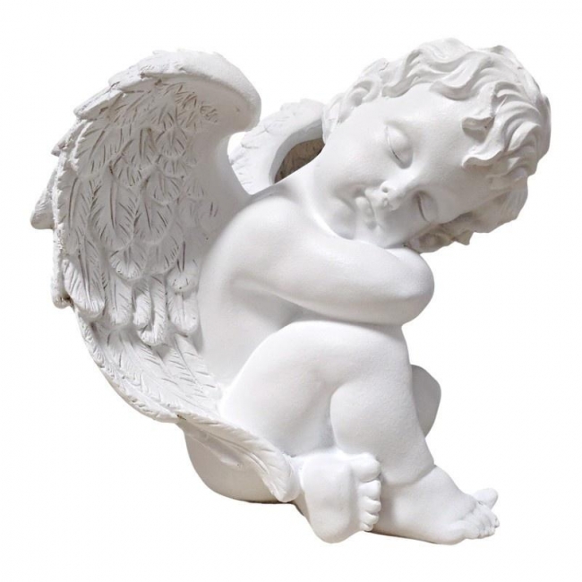 <img src='https://webimage.pl/pics/232/1/d5908451961077.jpg' style='height:440px' /> Figura Anioł Śpiący 22cm
