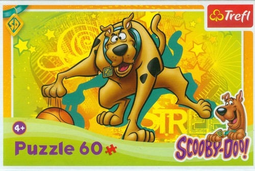 Puzzle 60 elementów Scooby-Doo Bieg do kosza (17223)