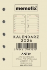 Wkład kalendarzowy 2026 Memofix A7 TNS