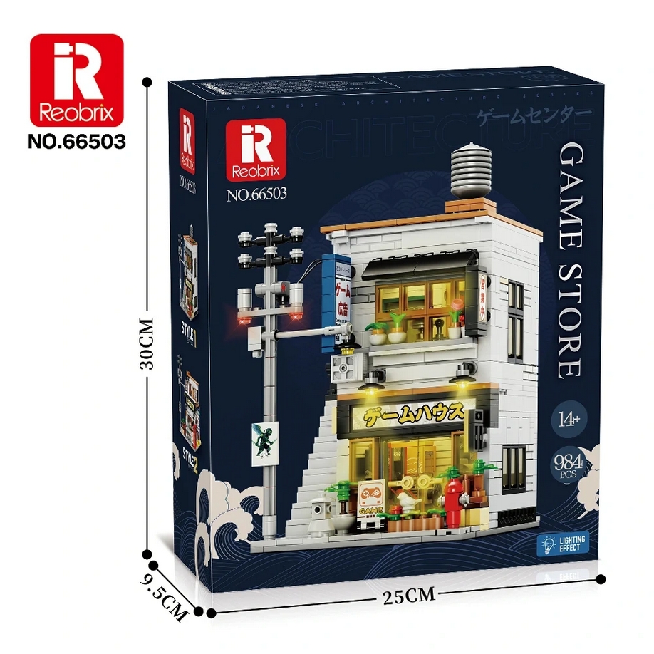 Reobrix, Klocki Salon Gier, 984 elementy