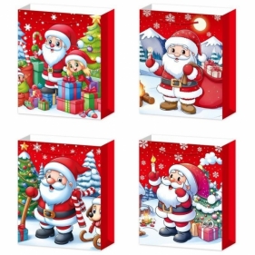 Torebka prezentowa L Boże Narodzenie platera mix