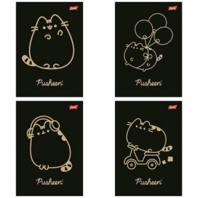 Zeszyt A5/60k w kratkę 70g/m2 Pusheen, 1 szt