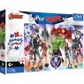 Trefl Junior, Puzzle 160 XL: Super Shape Disney Marvel Odwaga Avengers (50023)