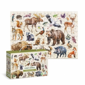 Puzzle 200 Montessori Forest animals