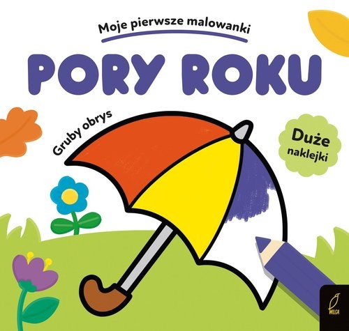 Moje pierwsze malowanki. Pory roku. Gruby obrys