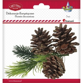 Dekoracje florystyczne - sosny z szyszkami (439892)