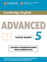 Cambridge English Advanced 5 SB without answers Corporate Author Cambridge ESOL