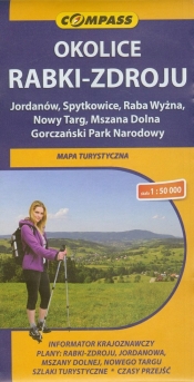 Okolice Rabki Zdroju Mapa turystyczna 1:50 000 - <br />