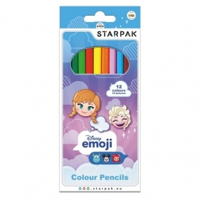Kredki ołówkowe Emoji 12 kolorów