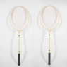  Badminton drewniany 65,5 cm w siatce