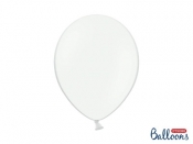 Balon gumowy Partydeco Strong w kolorze Pastel Pure White 30cm, 100szt. (SB14P-008)