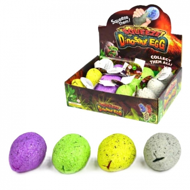 Sensoryczny gniotek - jajo Dinozaura MIX
