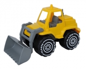 Ładowacz czołowy 23 cm w pudełku, kolor żółty PLASTO
