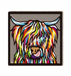 Zestaw do tworzenia obrazów z drewna - krowa