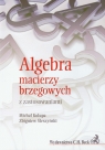 Algebra macierzy brzegowych z zastosowaniami Kolupa Michał, Śleszyński Zbigniew