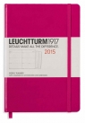 Kalendarz 2015 Medium Leuchtturm1917 tygodniowy malinowy