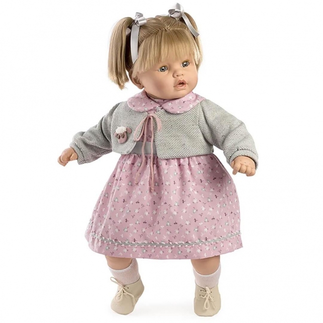 Lalka hiszpańska dziewczynka z kucykami 62cm