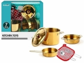 Zestaw metalowych garnków 26,3x11x23,5cm