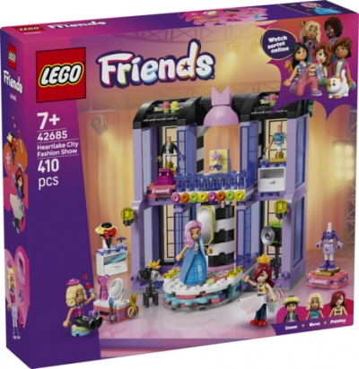 <img src='https://webimage.pl/pics/234/3/d5702018033234.jpg' style='height:440px' /> LEGO Friends Pokaz mody w mieście Heartlake 42685