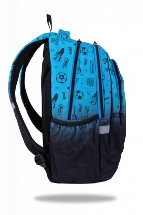 Coolpack, Plecak szkolny Fast - Game Over Gradient Blue (F163008)