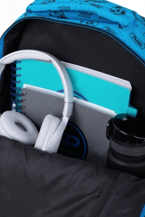 Coolpack, Plecak szkolny Fast - Game Over Gradient Blue (F163008)