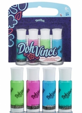 Play Doh Vinci Tuby uzupełniające 4 sztuki