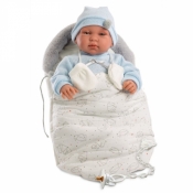Lalka Bobas Bebo w beciku 44 cm (84423)