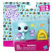 Figurki Littlest Pet Shop Para zwierzaków Bev Gilturtle & Keely Frogget (B9358/E0463)