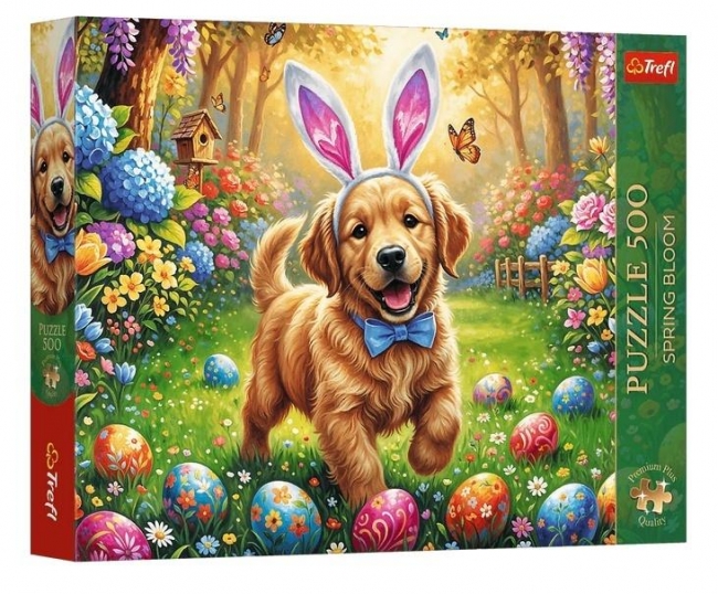 Puzzle 500 Premium Plus Wielkanocny piesek TREFL