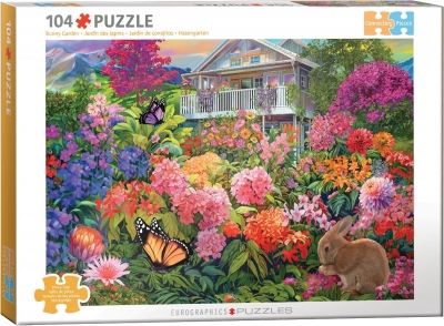 <img src='https://webimage.pl/pics/235/0/d628136660235.jpg' style='height:440px' /> Puzzle 104 Bunny Garden by Chris Bigelow 6704-6023