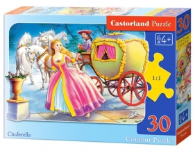 Puzzle konturowe 30: Cinderella (03235)