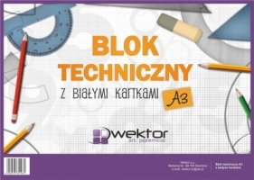 Blok rysunkowy A3/10K biały (10szt)