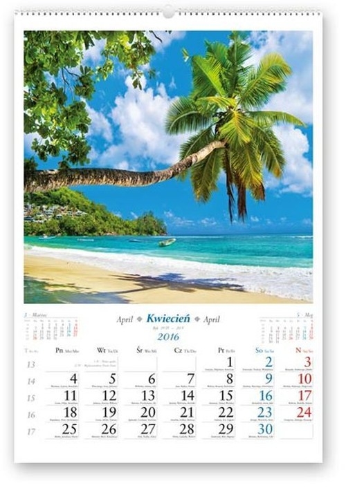 Kalendarz 2016 RW Słoneczne wakacje