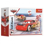 Trefl, Puzzle Mini 54: Disney, Szalony wyścig - Auta 3 mix
