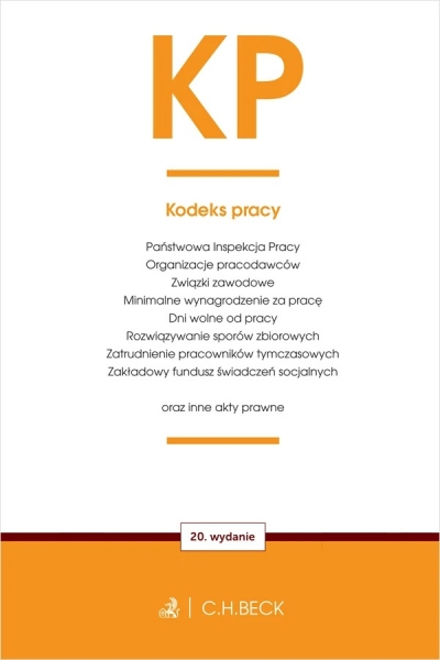 <img src='https://webimage.pl/pics/235/9/d9788384119235.jpg' style='height:440px' /> KP. Kodeks pracy oraz ustawy towarzyszące wyd. 20