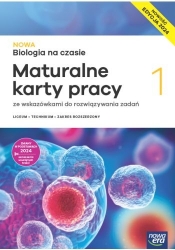 Nowa Biologia na czasie 1. Edycja 2024. Maturalne karty pracy. Liceum i technikum. Zakres rozszerzony - Barbara Januszewska-Hasiec, Renata Stencel, Anna Dąmbska