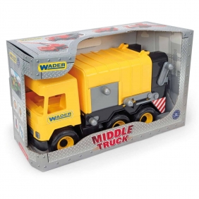 Wader, Middle Truck śmieciarka żółta (32123)