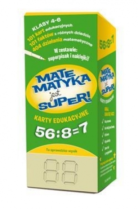 Matematyka jest super Dzielenie Karty edukacyjne (1236)